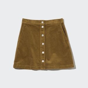Uniqlo Corduroy Mini Skirt